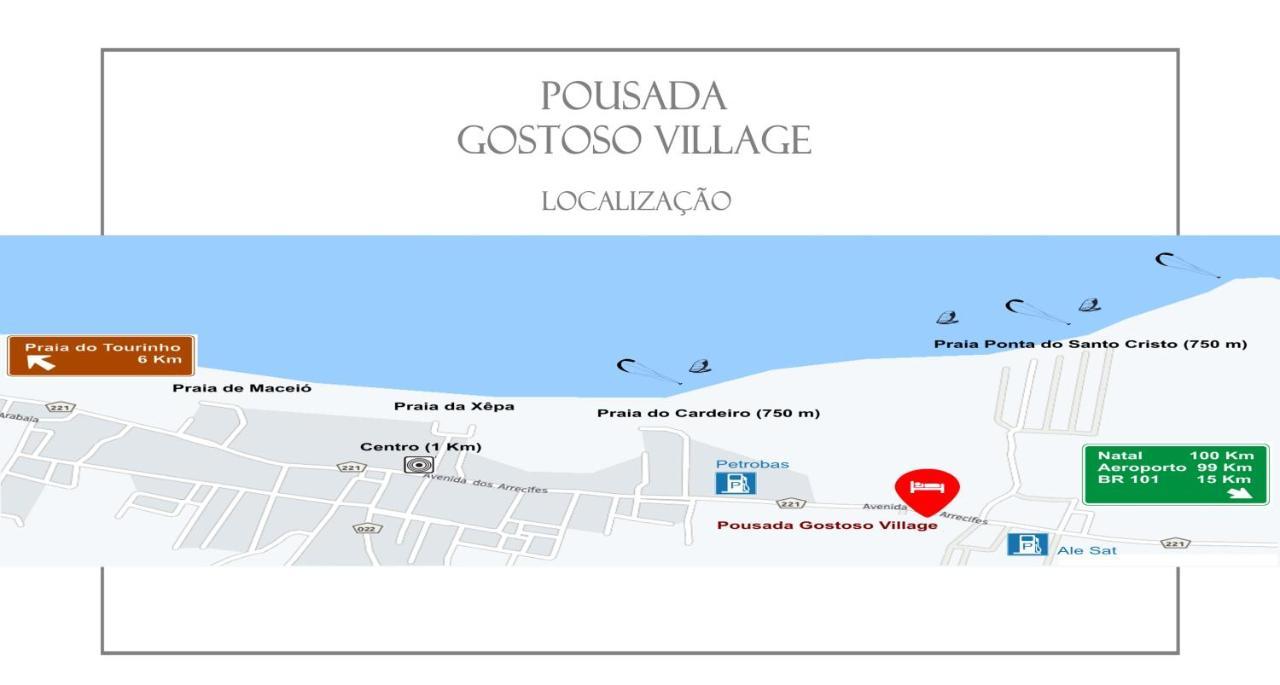 Pousada Gostoso Village サン・ミゲル・ド・ゴストーゾ エクステリア 写真